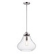 preview thumbnail 4 of 2, Stella 1-Light Pendant - satin nickel