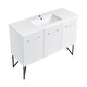 preview thumbnail 8 of 45, Swiss Madison Annecy 60" Double, Two Doors, One Drawer, Bathroom Vanity