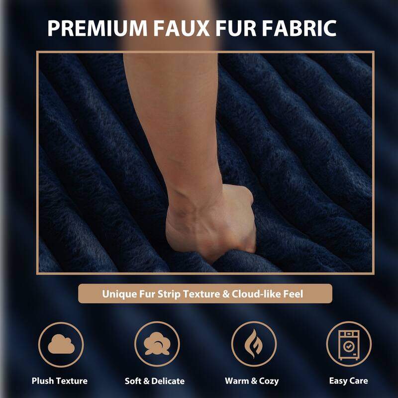 42"W Upholstered Chaise Lounge Sofa Bed with Pillow and Cup Holder