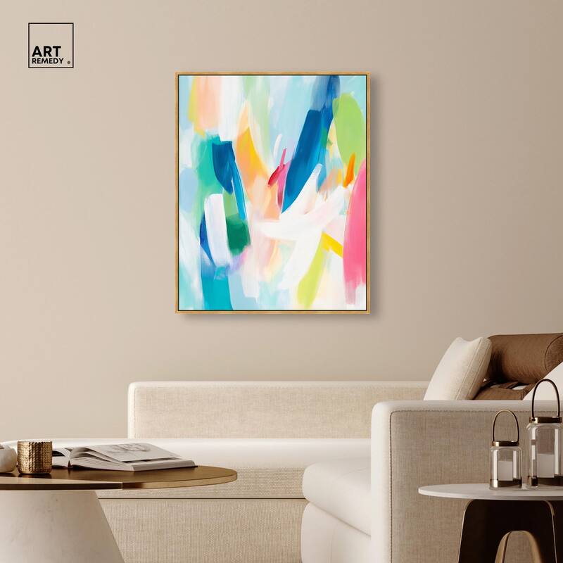 Whirlwind of Color II Canvas by Art Remedy