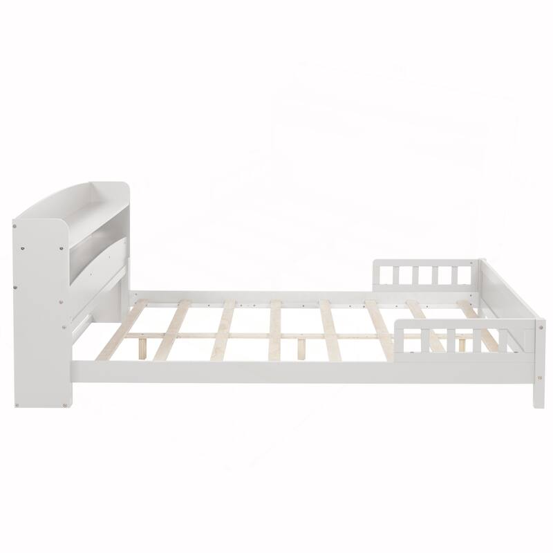 Full Pine Wood Bed with Innovative Features for Ultimate Comfort