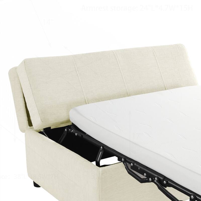 Versatile Folding Ottoman Sleeper Bed for Comfortable Accommodation