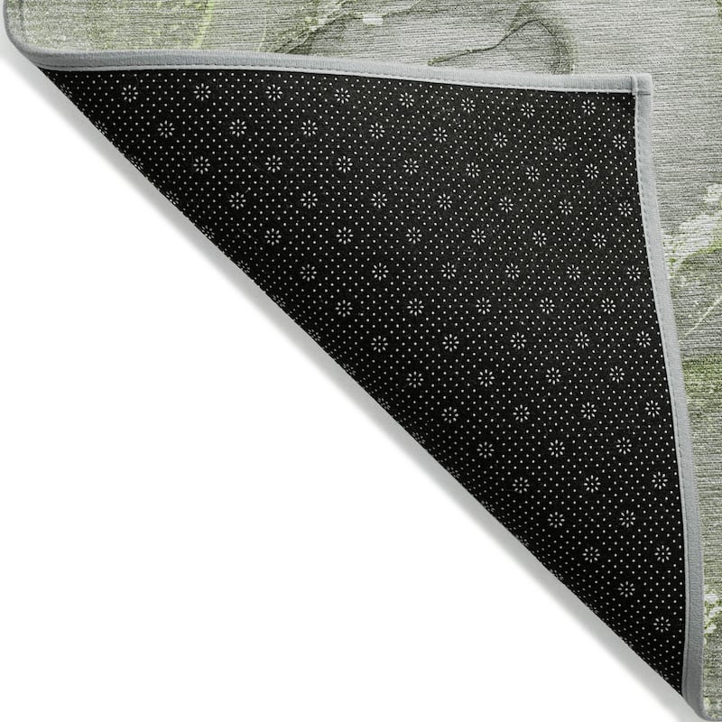 Allus Artistic Abstract Weather Resistant Classic Meets Modern Outdoor Rug