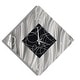 preview thumbnail 6 of 4, Statements2000 Handmade Metal Wall Clock Art Abstract Black Silver Decor by Jon Allen - Allay Clock
