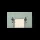 preview thumbnail 3 of 1, Towel Bar Nickel 18" Fleur De Lis Style Bar Bathroom Renovators Supply