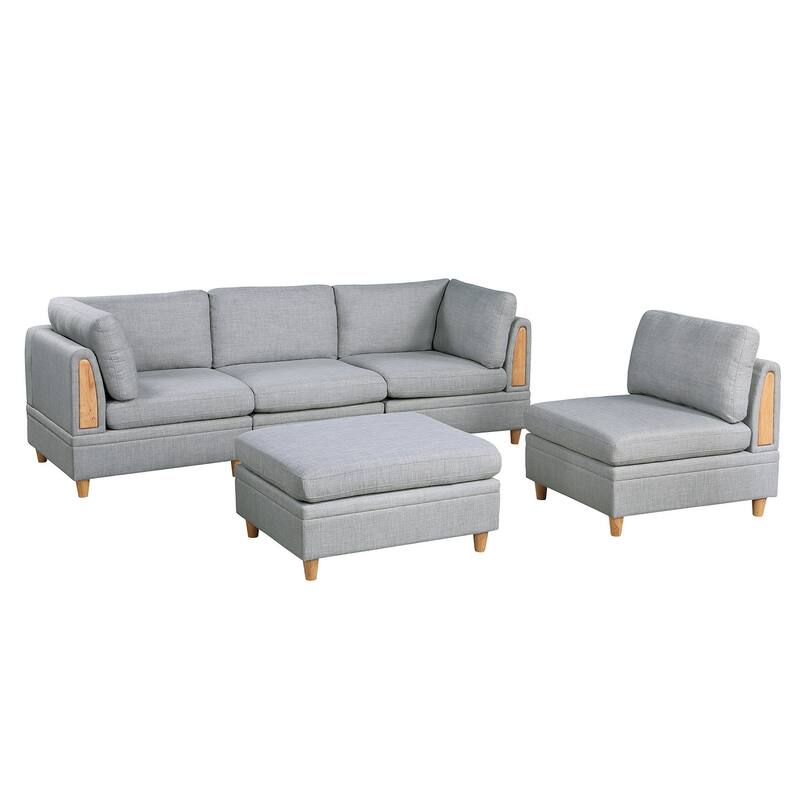 Living Room Furniture Ottoman Comfortable choice, multiple functions, classic design, and cozy corners Light