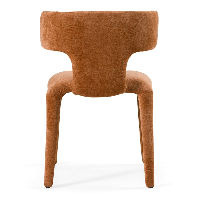 Modrest Saehee Modern Rust Velvet Dining Chair