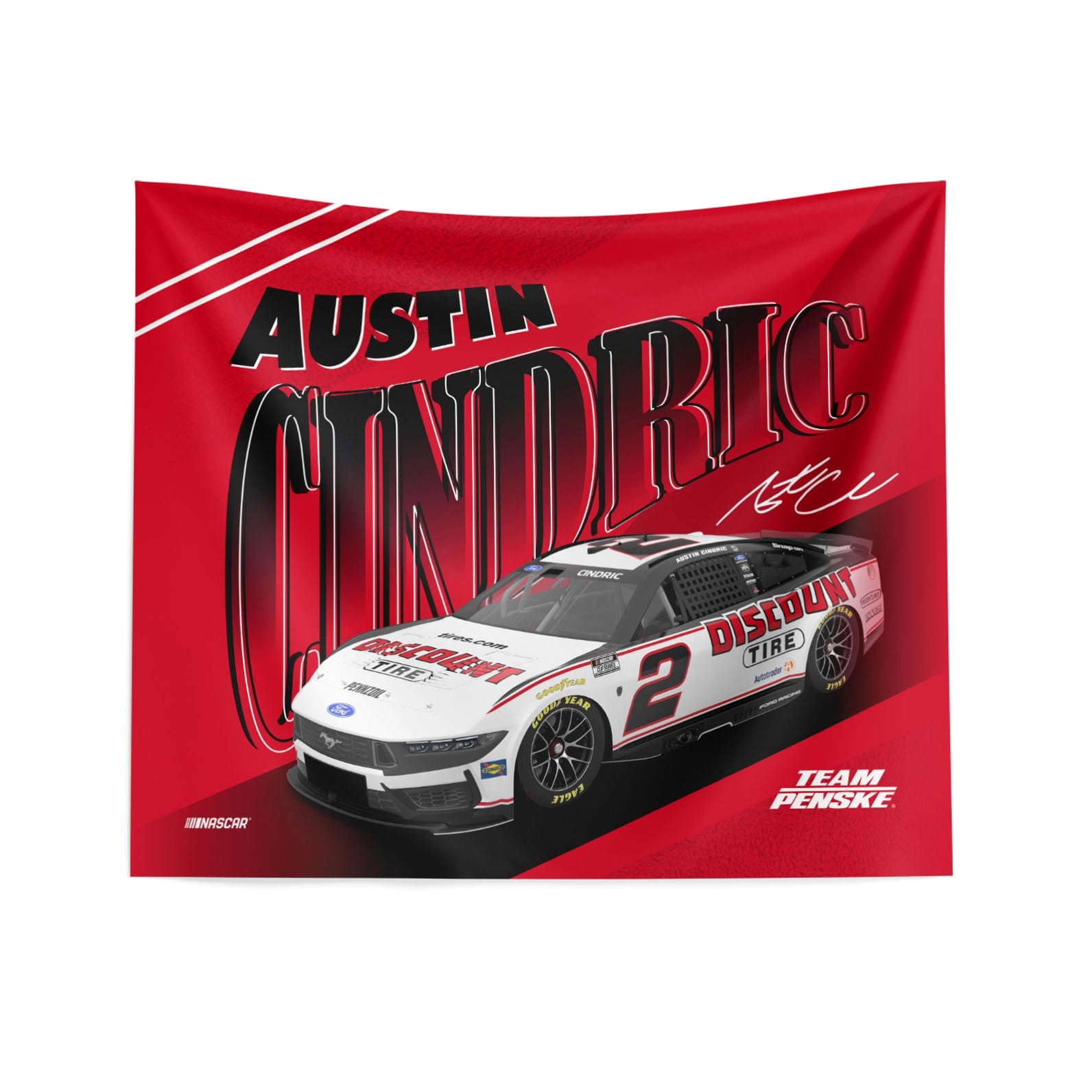 NASCAR Comet Car Wall Hanging