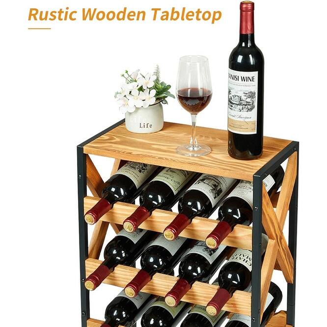 5 Tier Wine Display Storage Stand Shelf