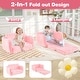 preview thumbnail 9 of 28, Costway 2-in-1 Kids Couch Folding Toddler Chair with Blanket Gift for - See Details