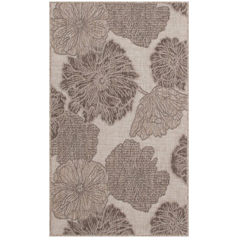 Nourison Garden Oasis Indoor/Outdoor Nature Area Rug - 3' x 5' - Natural