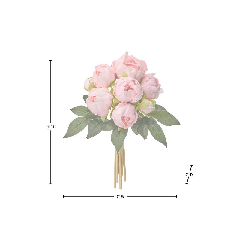 11" Pu Peony Bundle