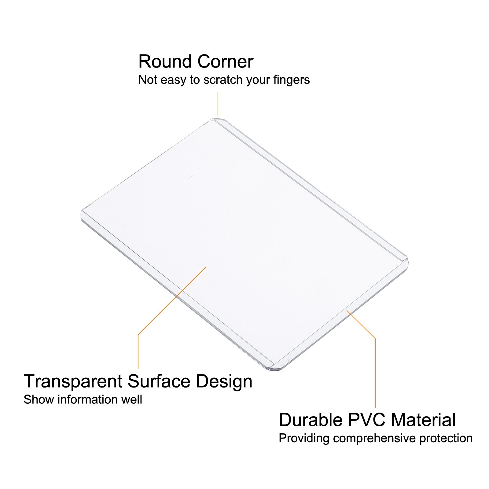 Trading Card Sleeves, PVC Hard Card Protector Waterproof Card Storage - Clear - Bed Bath & Beyond - 36959315 Trading Card Sleeves, PVC Hard Card Protector Waterproof Card Storage - Clear - Bed Bath & Beyond - 36959315
