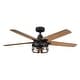 preview thumbnail 11 of 13, 52" Rustic Reversible 5-Blade Indoor Ceiling Fan with Light and Remote