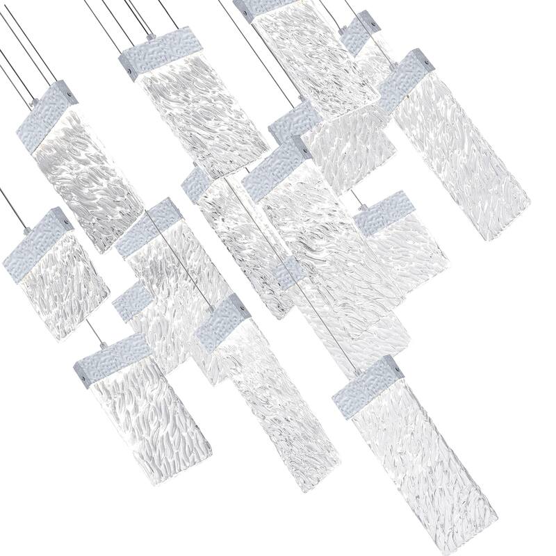 Carolina LED Chandelier With Pewter Finish
