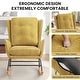 preview thumbnail 52 of 54, HOMYKA 25.2” Wide Rocking Chair with Button Accents for Nurseries