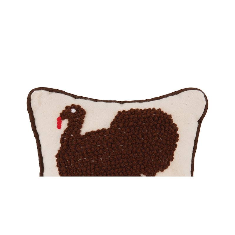 Thankful French Knot Throw Pillow