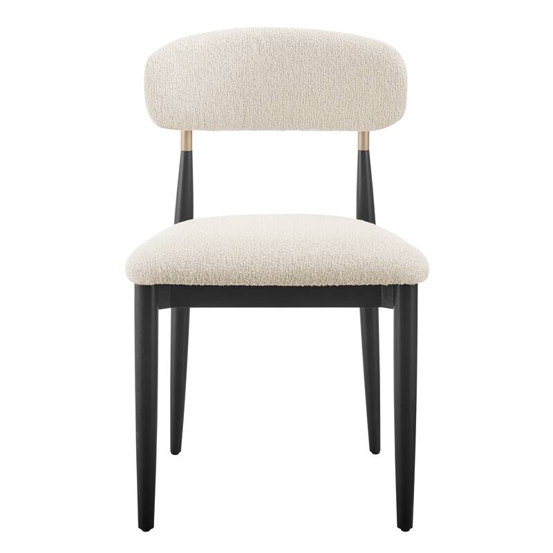 NPD Furniture Verna Boucle Dining Side Chair (Set of 2)