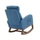 preview thumbnail 13 of 14, Modern Rocking Chair for Nursery with Solid Wood Leg
