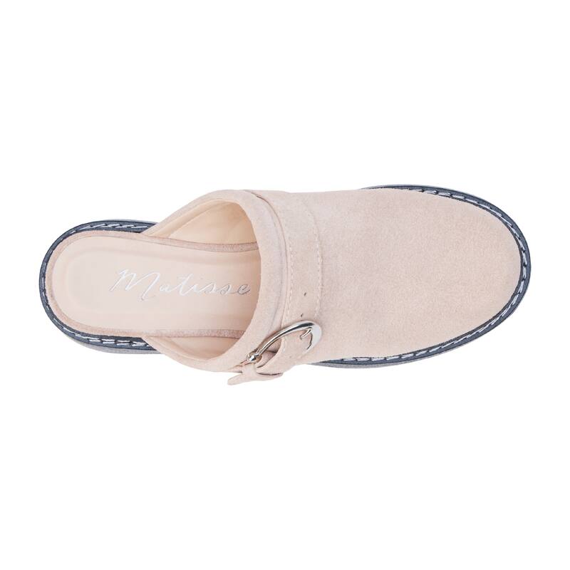 Matisse Lenni Suede Leather Adjustable Clog