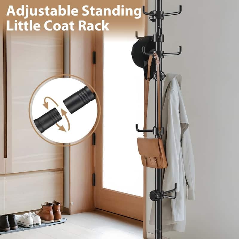 Coat Rack Freestanding - 110"D x 50"W x 56"H