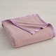 preview thumbnail 1 of 4, Summer Satin Fleece Blanket Queen - Wood Rose