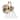 Kichler Lighting Farum 9.5" 1-Light Wall Sconce with Clear Glass in Champagne Bronze - Champagne Bronze