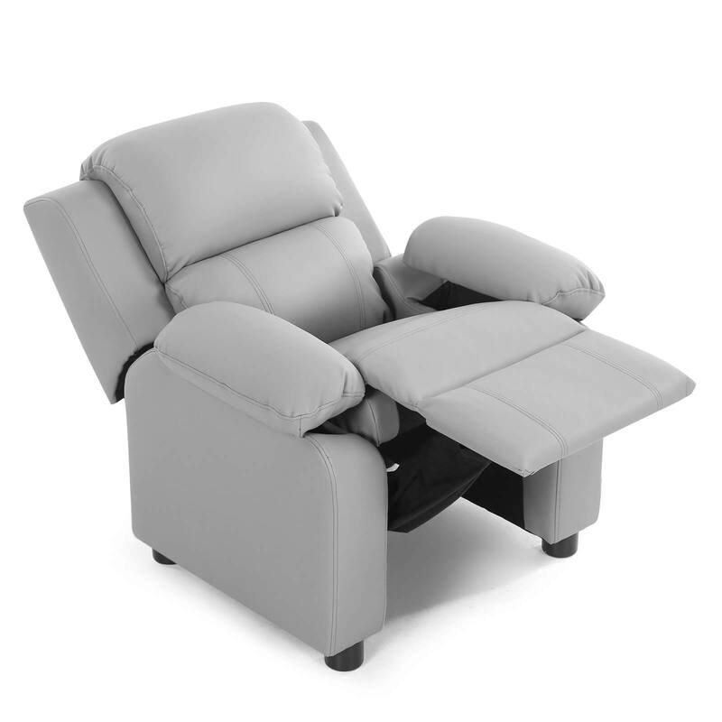 PU Leather Kids Recliner with Armrest & Headrest Lounge 3 Color - See Details