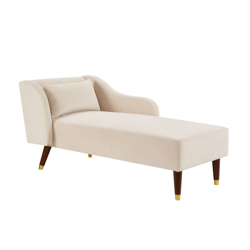 58.3" Velvet Chaise Lounge Chair