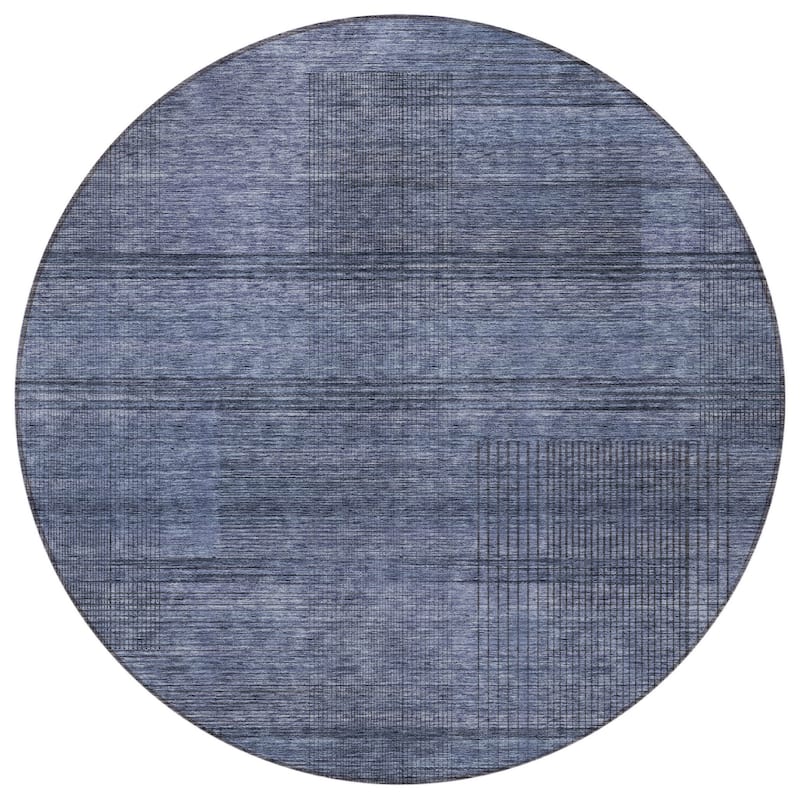 HomeRoots Striped Transitional Rectangle Outdoor Rug