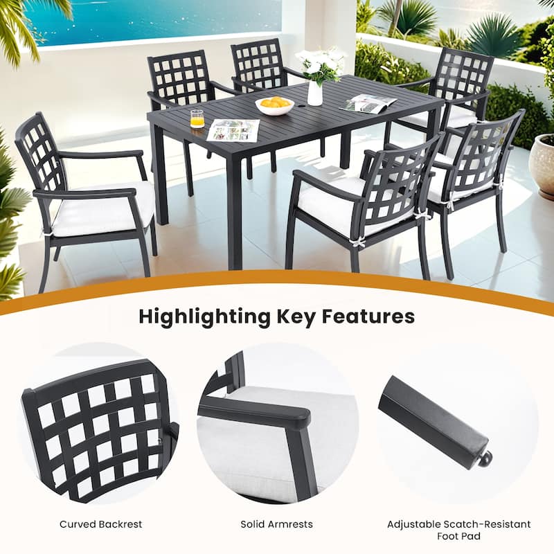 Outdoor Patio 2-Piece Dining Chairs