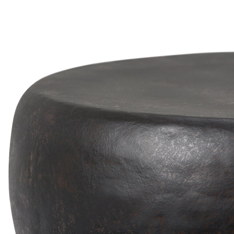 WYNDENHALL Beaton Industrial 20 inch Wide Metal Accent Side Table, Fully Assembled - 20 W x 20 D x 22 H