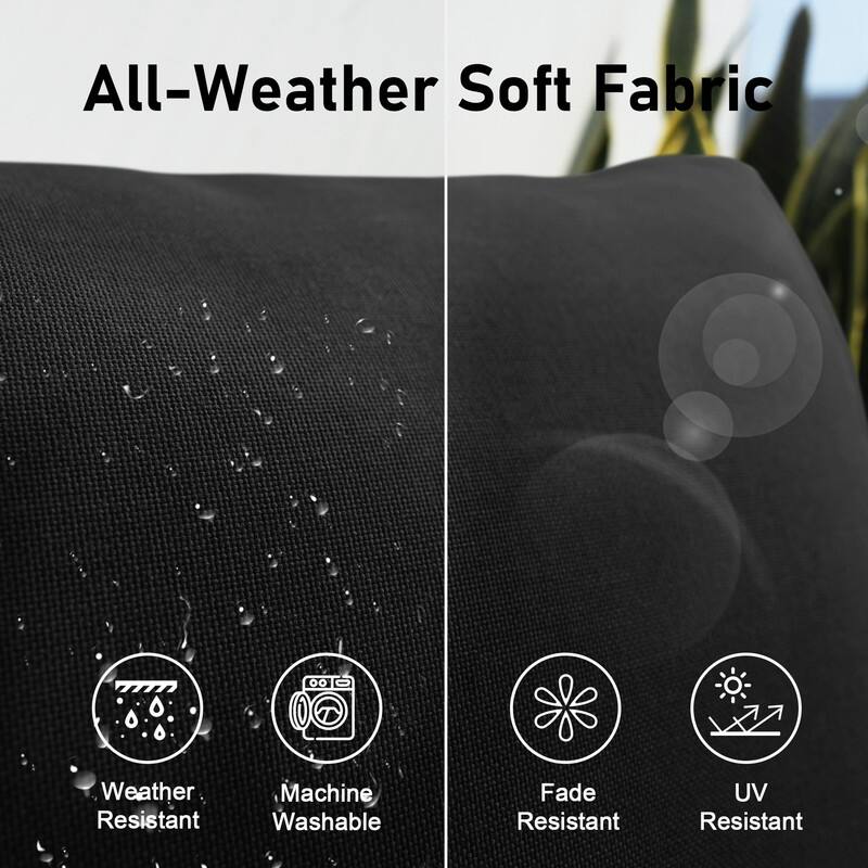 Outdoor Sectional Conversation Set PE Wicker with Double Chaise Lounge, 60,000 BTU Fire Pit Table