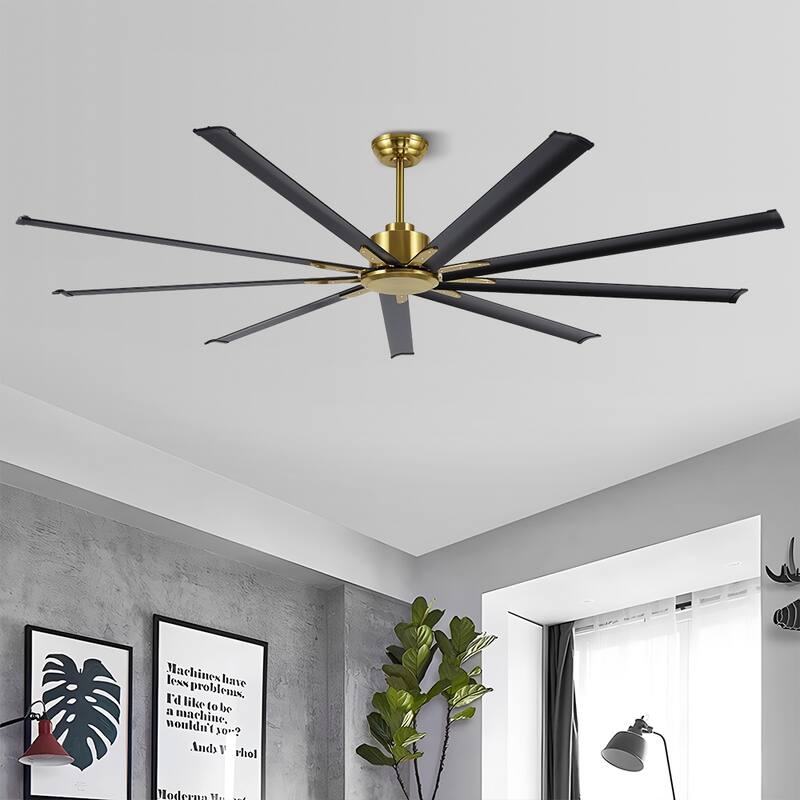 84 in. 96 in. 9 aluminium blades DC Motor Indoor Ceiling Fan & Remote