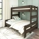 preview thumbnail 1 of 26, Max and Lily Farmhouse Twin XL over Queen Bunk Bed Barnwood Brown