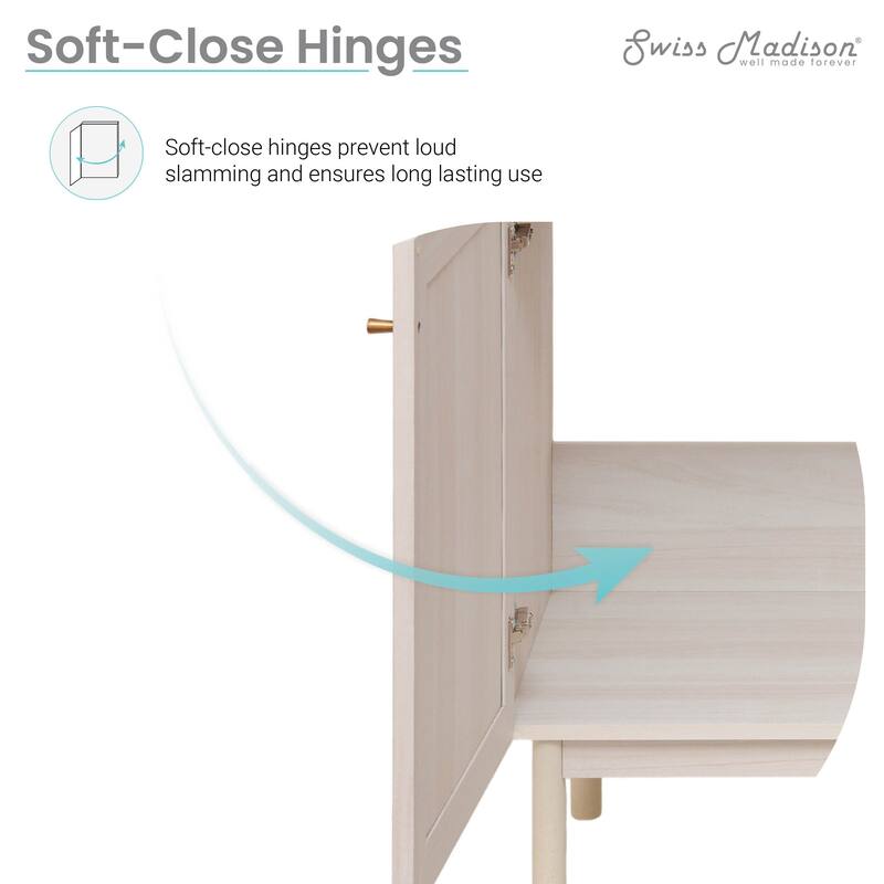 Classe 36" Bathroom Vanity In White Oak