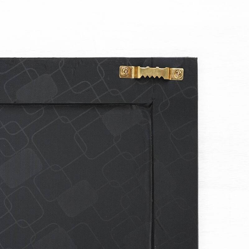 Wall Art Hairon Leather Wall Decor With Wooden Frame-30x20" - Brown