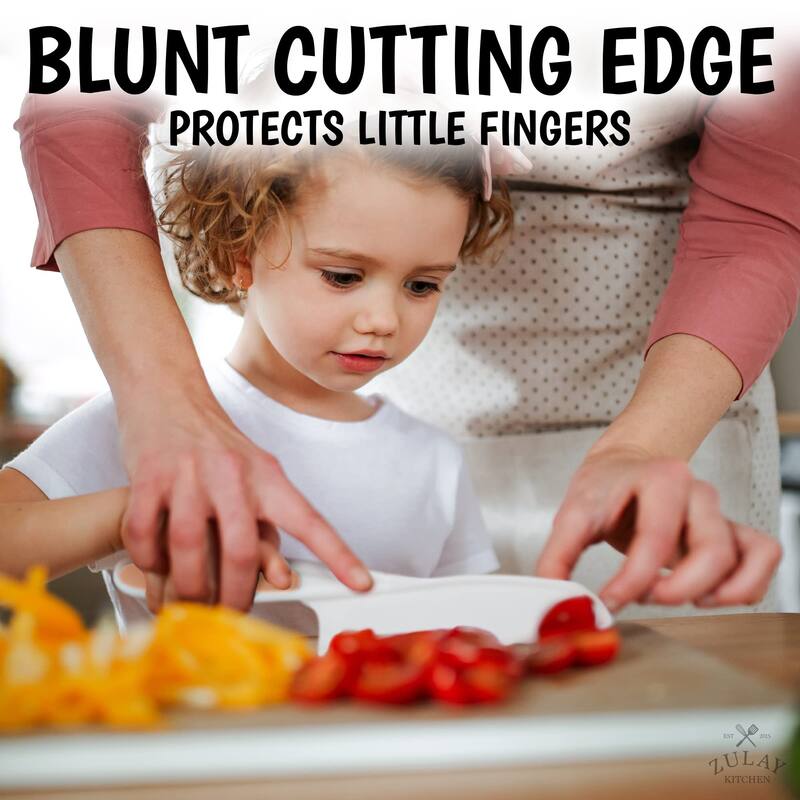 Zulay Kitchen Kids Knife Set for Cooking and Cutting