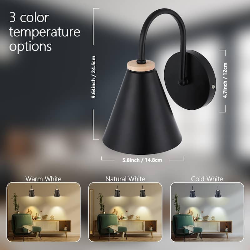 Led fixtures light black kitchen light iron wall light