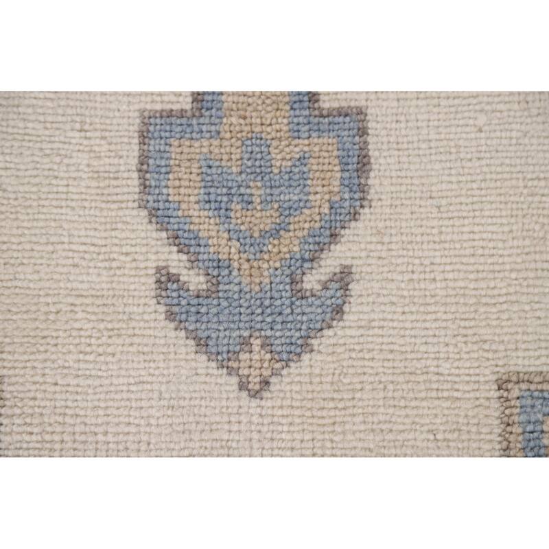 Geometric Moroccan Indian Area Rug Handmade Wool Carpet - 5'3"x 7'11"