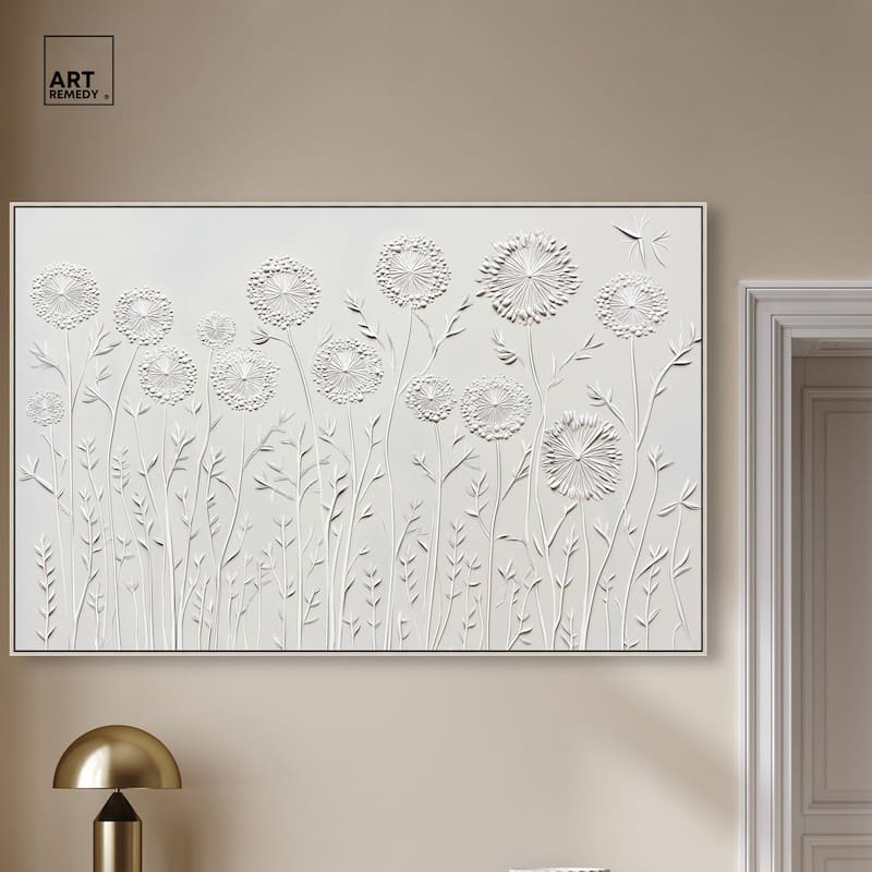 Floral Lace II Canvas by Art Remedy