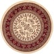 preview thumbnail 114 of 140, SAFAVIEH Lyndhurst Kuralay Traditional Oriental Rug 6' Round - Ivory/Red - Round