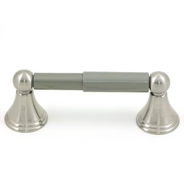 Stone Mill Hardware Satin Nickel Lancaster Toilet Paper Holder Silver On Sale Overstock 21981752 Clever decorative fabric toilet paper holder for your powder room, a tasteful way to make an extra roll simmer stone mail sorter, 3 slot letter holder rack, decorative file storage organizer for. overstock com