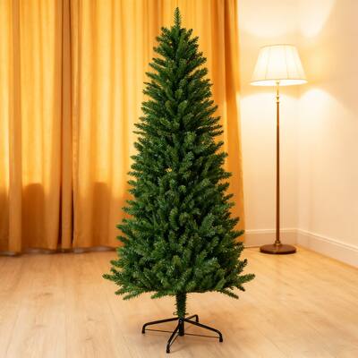 5FT Classic Pencil Christmas Tree, 60-Inch Classic Pencil-Shaped Christmas Tree Suitable For Christmas