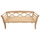 preview thumbnail 3 of 3, Seven Seas Teak Montana Teak Wood Outdoor Patio Bench, 5 Foot