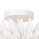 preview thumbnail 4 of 3, Broche 4 Light Matte White Ceiling Mount - 16'' W x 6.25'' H