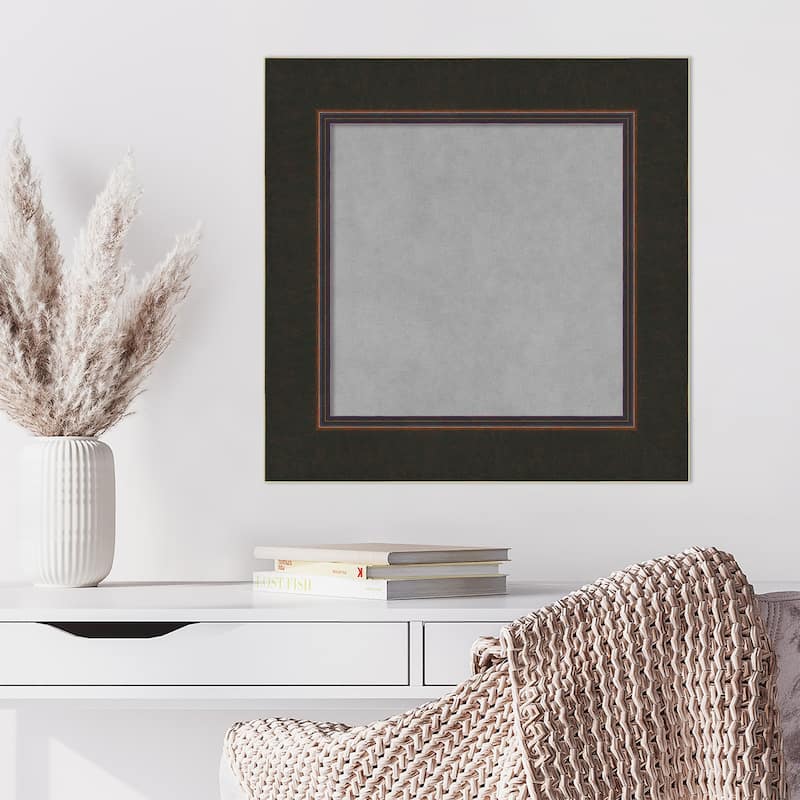 Amanti Art Milano Bronze Framed Magnetic Board