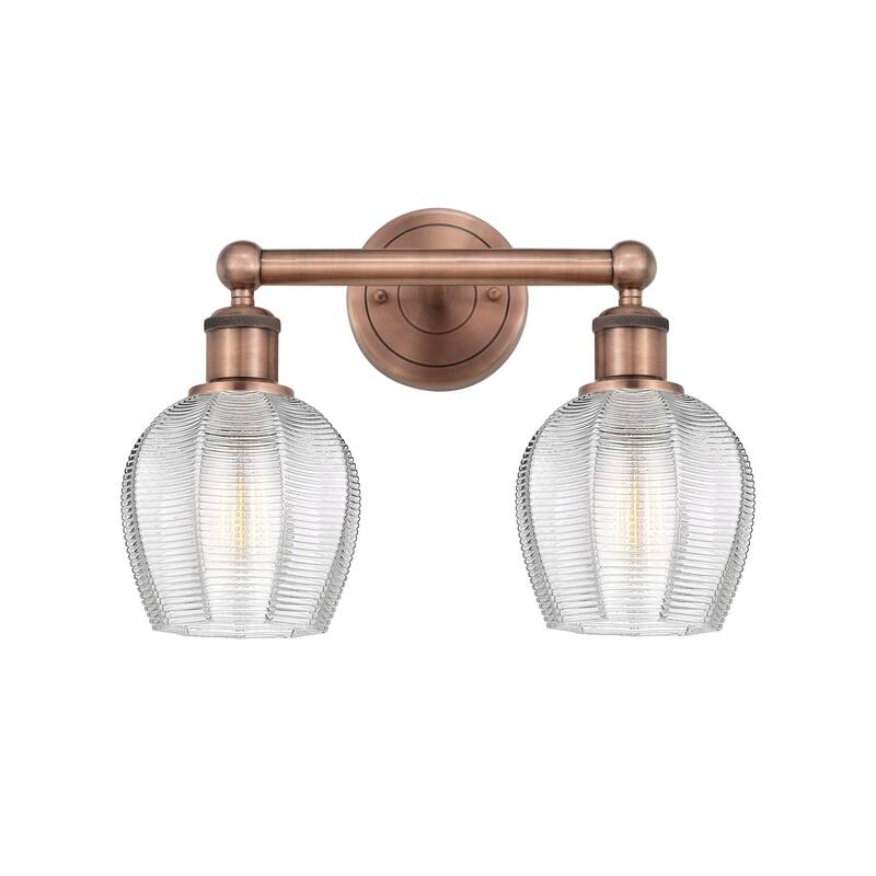 Innovations Lighting 616-2W-11-15 Norfolk Vanity Norfolk 2 Light 15"