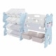 preview thumbnail 9 of 13, Children's Toy Storage Cabinet - Multi-Functional, Space-Saving, Safe Design