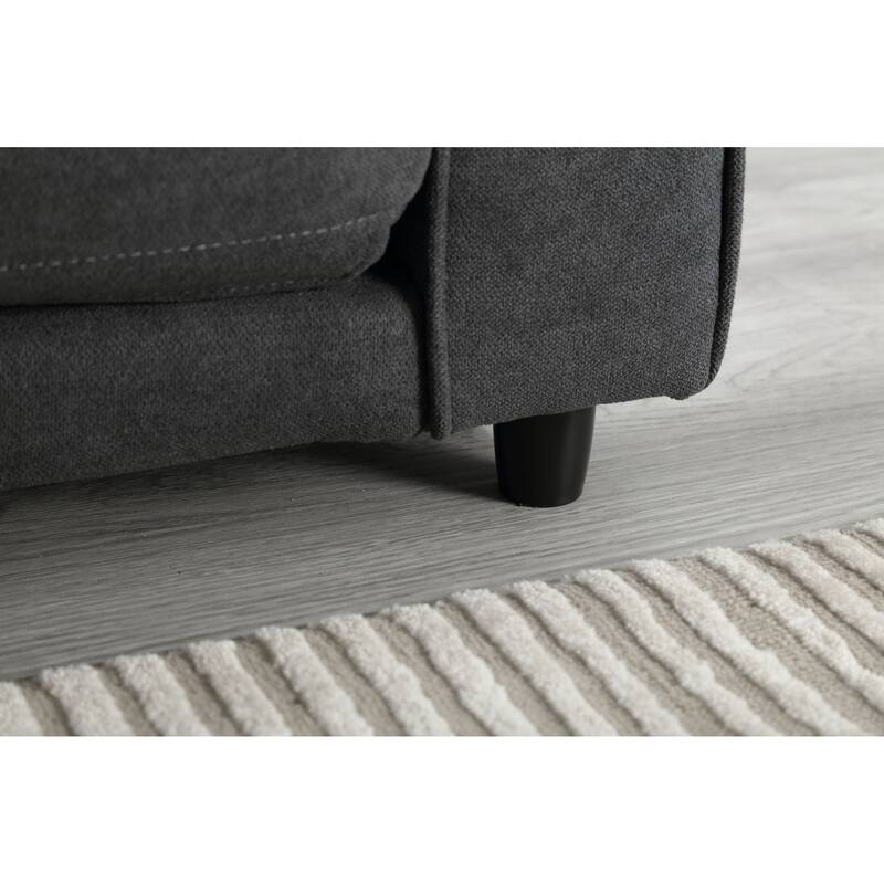 Convertible Velvet Linen Sofa Bed - 3-Fold Pull-Out Couch